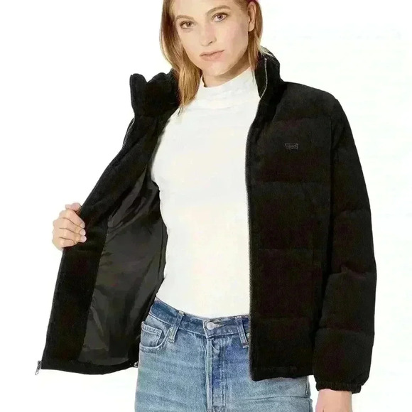 Levi's®Corduroy Stand Collar Puffer - Picture 5 of 7